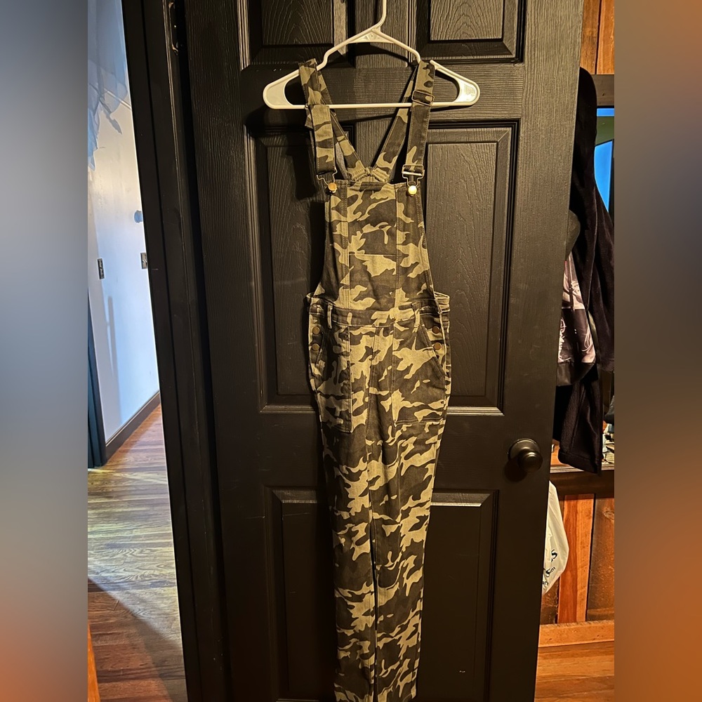 Camo overalls